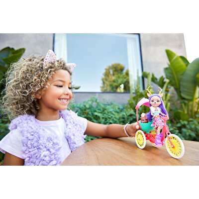 Enchantimals Bebek ve Aracı Oyun Seti Geyik Danessa GJX30