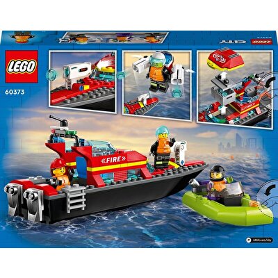 LEGO City İtfaiye Kurtarma Teknesi 60373