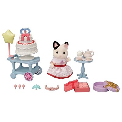 Sylvanian Families Parti Zamanı Oyun Seti Smokin Kedi Kız