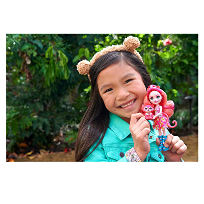 Enchantimals Popüler Karakter Bebekler Texie Tiger ve Sabre HXB97