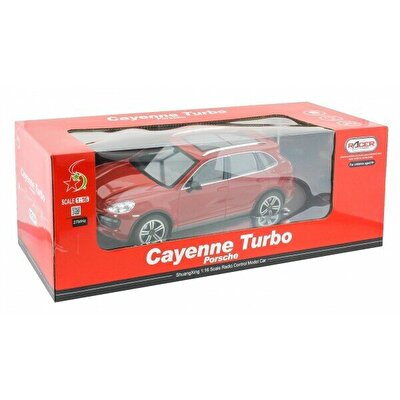 1:16 Ölçekli Uzaktan Kumandalı Kırmızı Cayenne Turbo