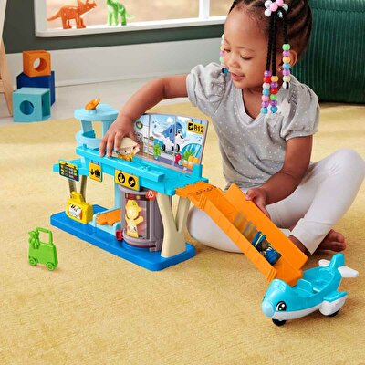 Fisher Price Little People Eğlenceli Havaalanı Oyun Seti HTJ26