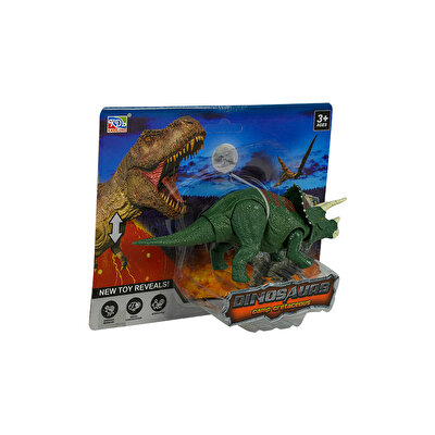 Triceratops Dinozor Figür Yeşil