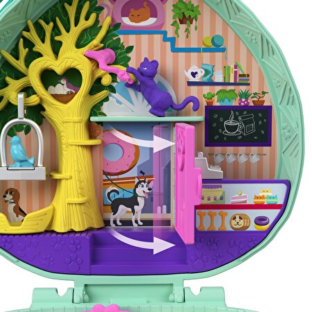 Polly Pocket Kirpi Kafe Kompakt Oyun Seti GTN15