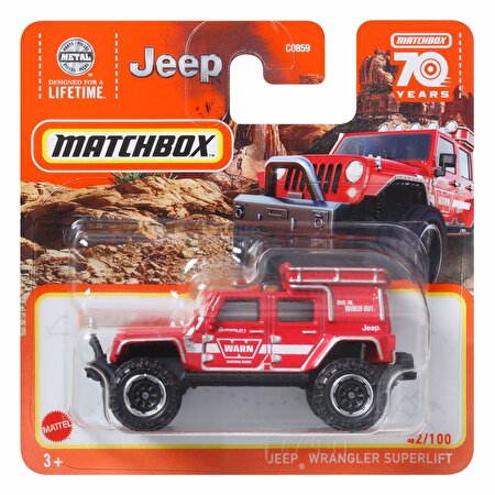 Matchbox Tekli Arabalar Jeep Wrangler Superlift HLD28