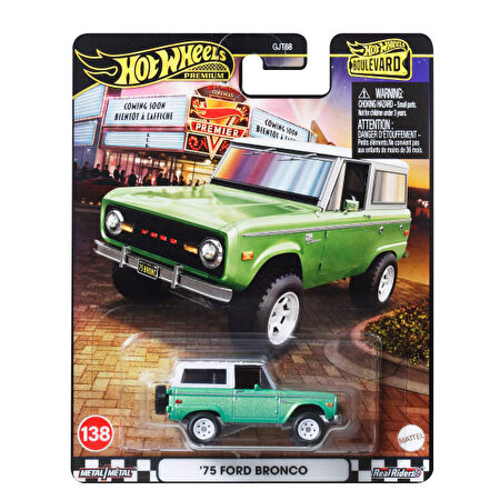 Hot Wheels Boulevard Premi̇um Arabalar 75 Ford Bronco JBL12