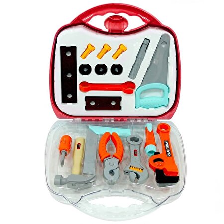 18 Parça Kırmızı Çantalı Tamir Seti