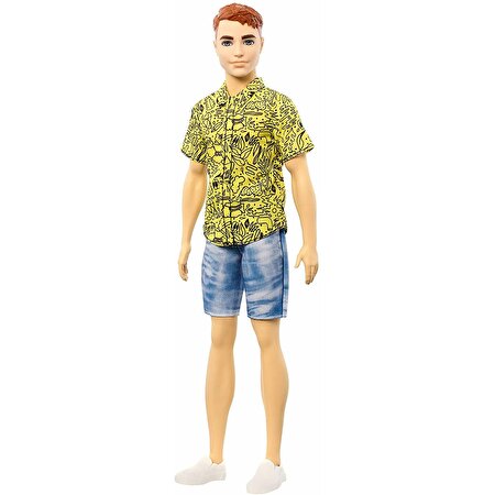 Barbie Yakışıklı Ken Bebekler Sarı Gömlekli Ken GHW67