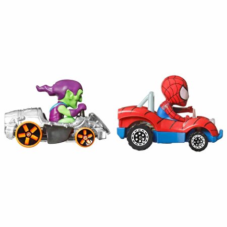 Hot Wheels RaceVerse 2'li Paket Green Goblin ve Spiderman
