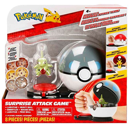 Pokemon Surprise Attack Oyun Seti Larvitar ve Heavy Ball