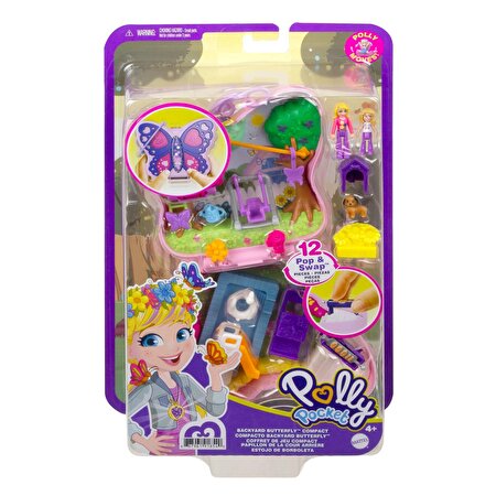 Polly Pocket ve Maceraları Oyun Setleri Backyard Butterfly GTN21