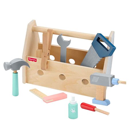 Fisher Price Ahşap Tamir Kutusu Seti HYG50