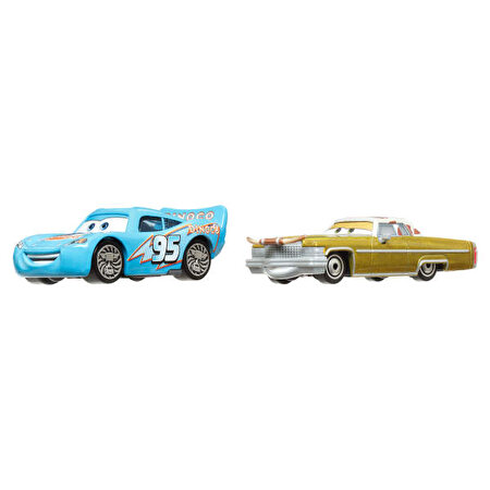 Cars İkili Karakter Araçlar Bling Bling Lightning Mcqueen & Tex Dinoco JDH42