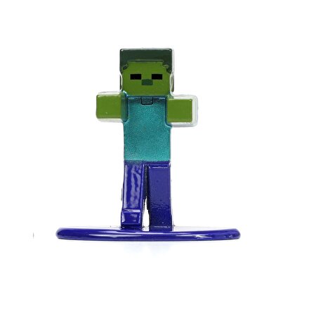 Minecraft Nano Tekli Metal Figür Zombie