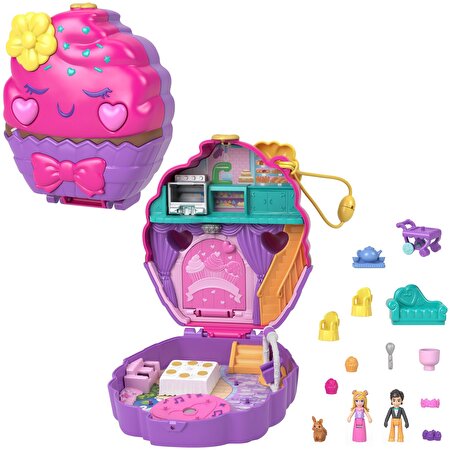 Polly Pocket ve Maceraları Oyun Setleri Something Sweet Cupcake HKV31