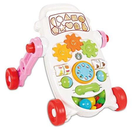 Pilsan Happy İlk Adım Arabası Pembe