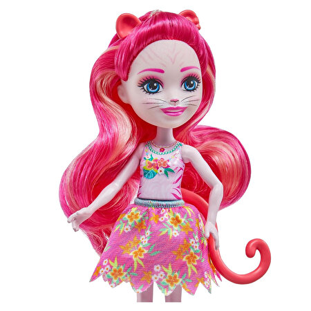 Enchantimals Popüler Karakter Bebekler Texie Tiger ve Sabre HXB97