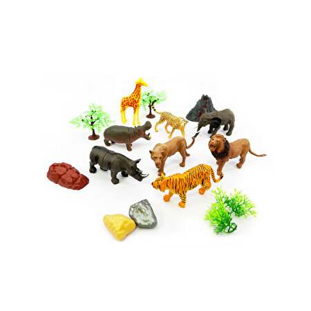 Kutulu Vahşi Yabani Hayvanları Seti