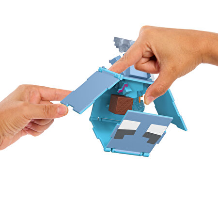 Minecraft Flipping 2'si 1 Arada Figür Magic Mobs JCN23