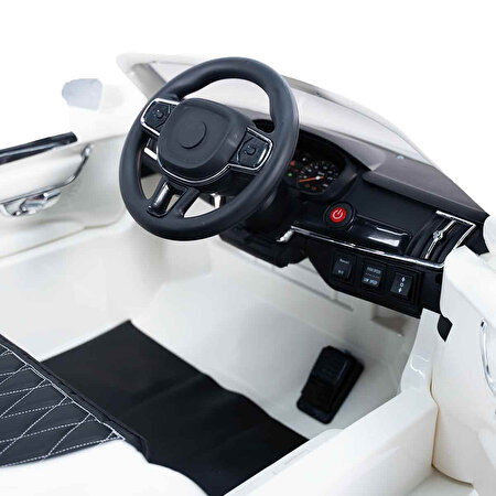 Dolu Grandex Uzaktan Kumandalı 12 Volt Beyaz Akülü Araba