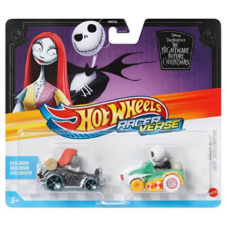 Hot Wheels RacerVerse İkili Arabalar Sally & Jack Skellington HRT91