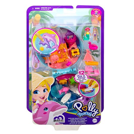 Polly Pocket ve Maceraları Oyun Setleri Dolphin Beach GTN20