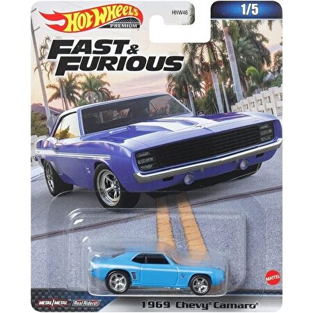 Hot Wheels Fast & Furi̇ous Premi̇um Arabalar 1969 Chevy Camaro HKD24