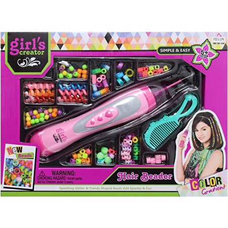 Girl's Creator Otomatik Saç Örgü Maki̇nesi̇ Seti̇