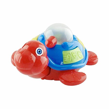 Sesli ve Işıklı Çarp Dön Sevimli Tospik Eğitici Kaplumbağa Kırmızı