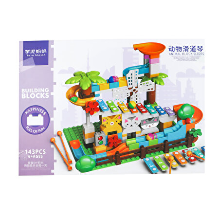 3'ü 1 Arada Bloklu Ksilofon Seti 143 Parça