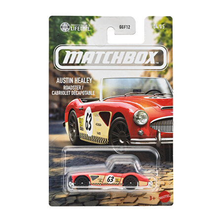 Matchbox Temalı Arabalar Austin Healey Roadster/Cabriolet JJR58