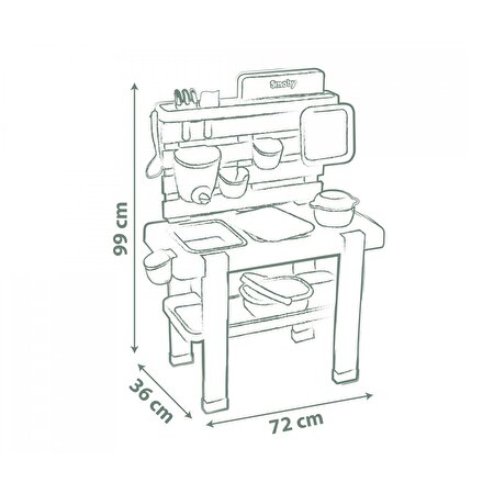Smoby Life Mud Kitchen