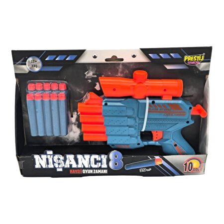 Nişancı 8 Dörtlü Dart Fırlatıcı Silah