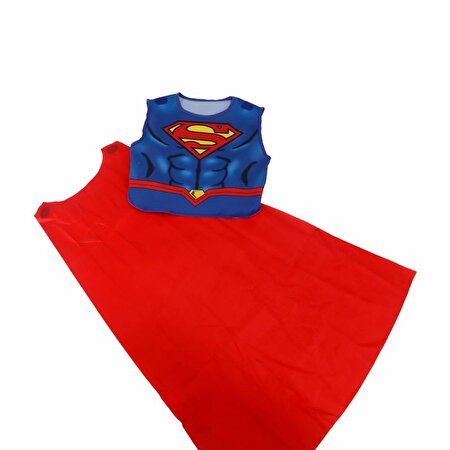 Superman Yelek ve Pelerin Seti