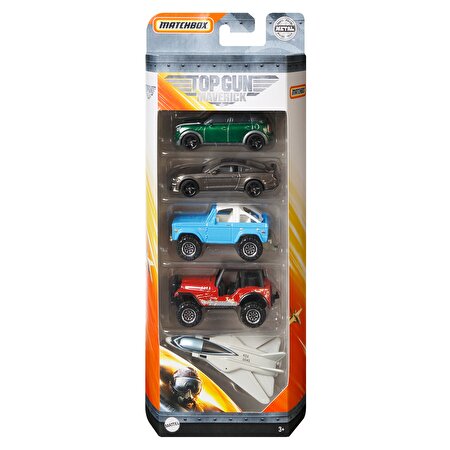 Matchbox Beşli Araba Seti Topgun Maverick I GPF95