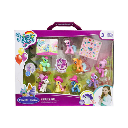 Lovely Horse 8'li Mini Pony Figür Seti