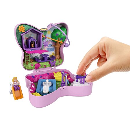 Polly Pocket ve Maceraları Oyun Setleri Backyard Butterfly GTN21