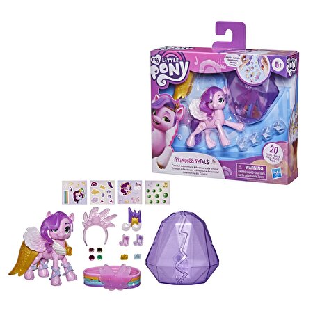 My Little Pony Kristal Macera Pony Figür Princess Petals F2453