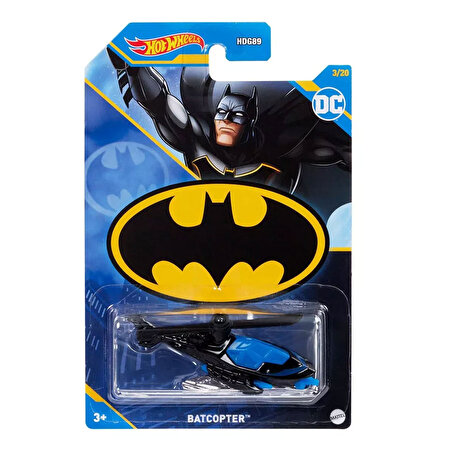 Hot Wheels Batman Temalı Arabalar Batcopter HLK57