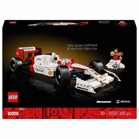 LEGO Icons McLaren MP4/4 ve Ayrton Senna 10330
