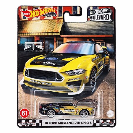 Hot Wheels Boulevard Premium Arabalar 18 Ford Mustang Rtr Spec 5 HCR20