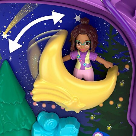 Polly Pocket ve Maceraları Oyun Setleri Baykuş Kamp Alanı GKJ47