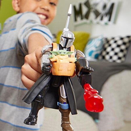 Star Wars Mixmashers Deluxe Fi̇gür The Mandalorian and Grogu