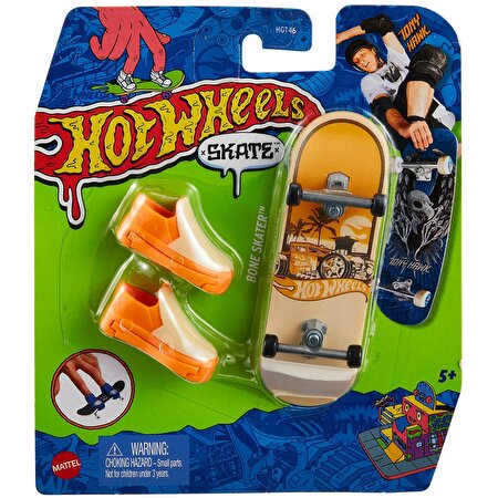 Hot Wheels Skate Parmak Kaykay ve Ayakkabı Bone Skater HGW82