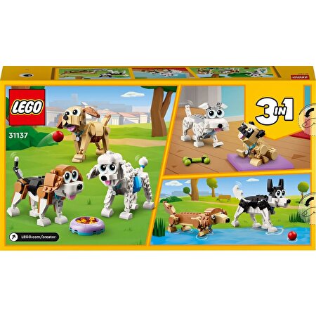 LEGO Creator 3’ü 1 Arada Sevimli Köpekler 31137
