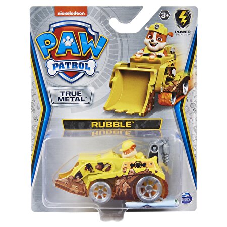 Paw Patrol Die-Cast Araçlar (Mighty Pups) Power Series Rubble