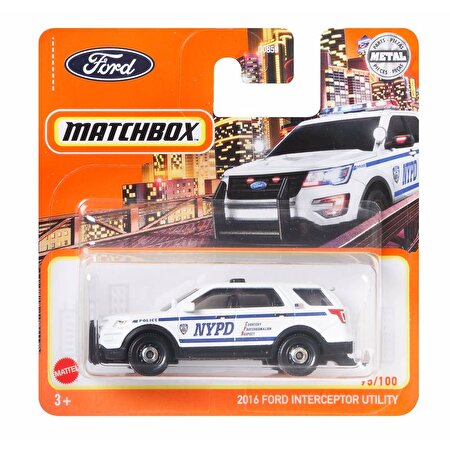 Matchbox Tekli Arabalar 2016 Ford Interceptor HFT16