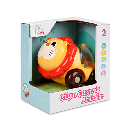 Babycim Çılgın Çıngırak Araba Aslan