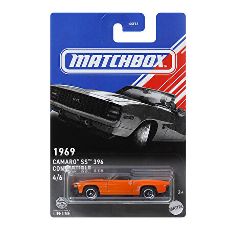 Matchbox Temalı Arabalar Camaro SS 396 Convertible HVR98