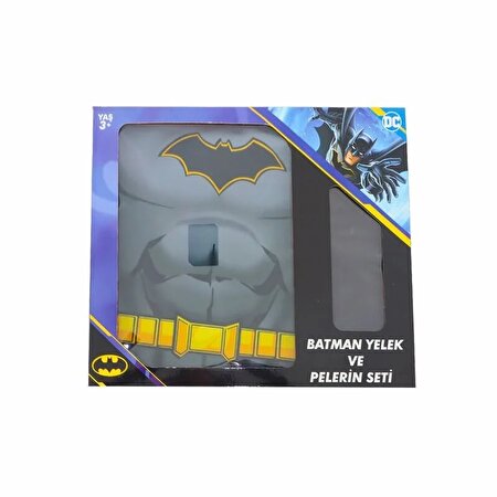 Batman Yelek ve Pelerin Seti